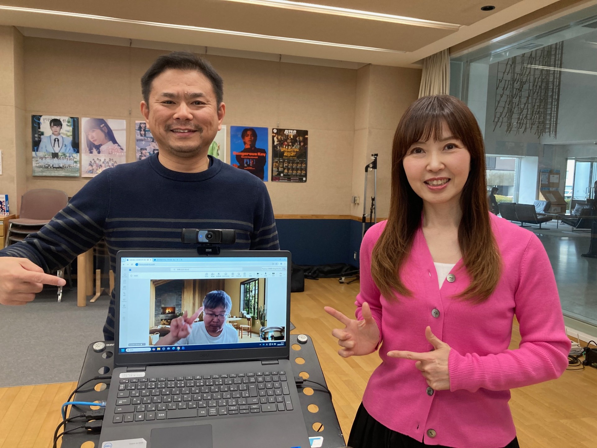 一か月ぶりにリモート出演の草壁さんと📸