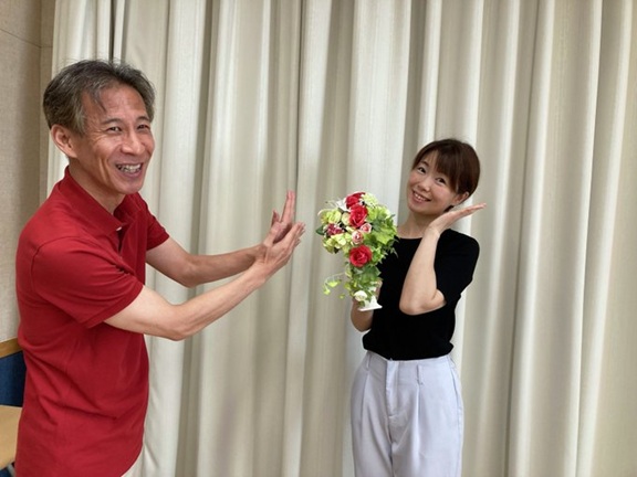 ”祝ってもらいました”