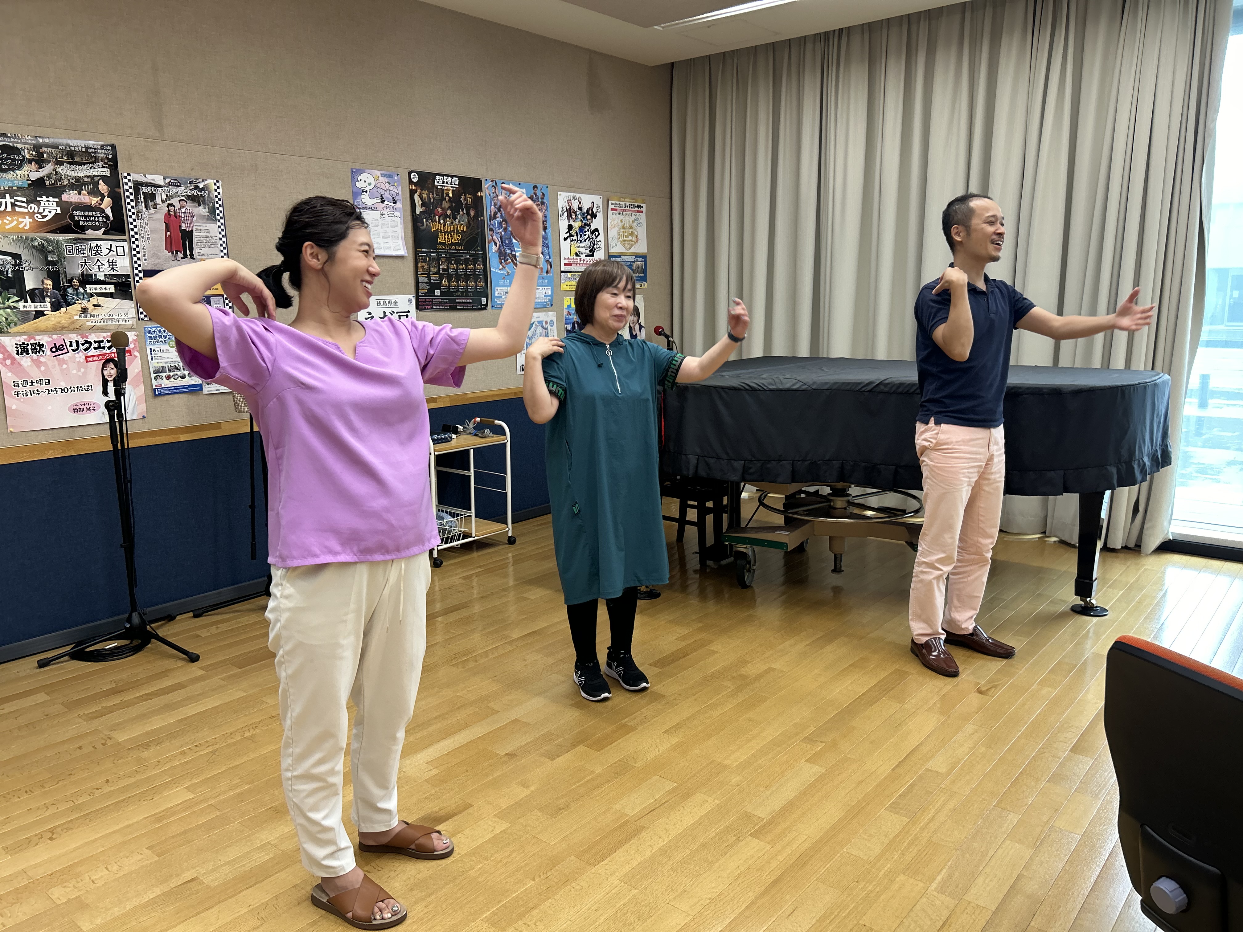 今日も楽しく体操しました～！