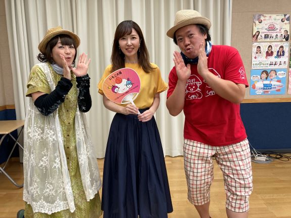 うちわで暑さ対策