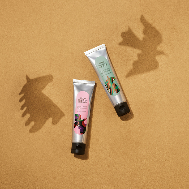 《john masters organics》モイストブルーム ハンドクリーム (パープルフラワー/アロマティックウッズ)