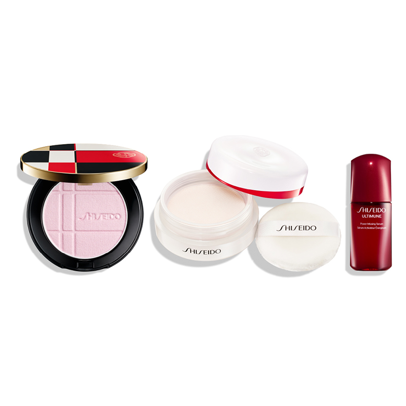 SHISEIDO エンハンサーキット<br />重ねるたび美しさ際立つ。目もと、頬から、肌までつやめくキット