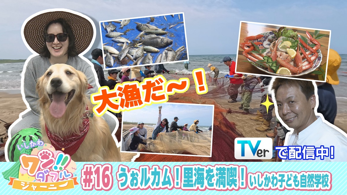 「いしかわ　ワン！！ダフルジャーニー」TVer配信中！