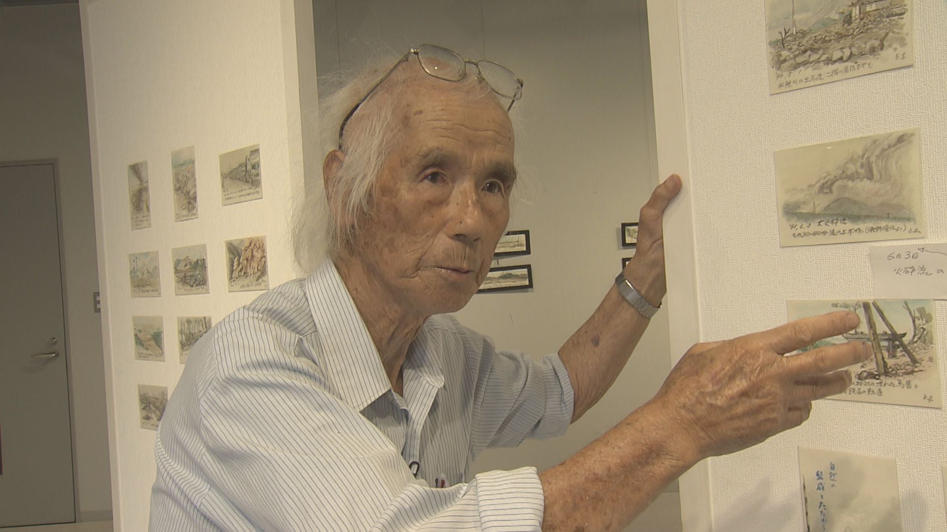 【2025年6月11日放送】(特集) 普賢岳噴火災害 絵筆で伝える教訓