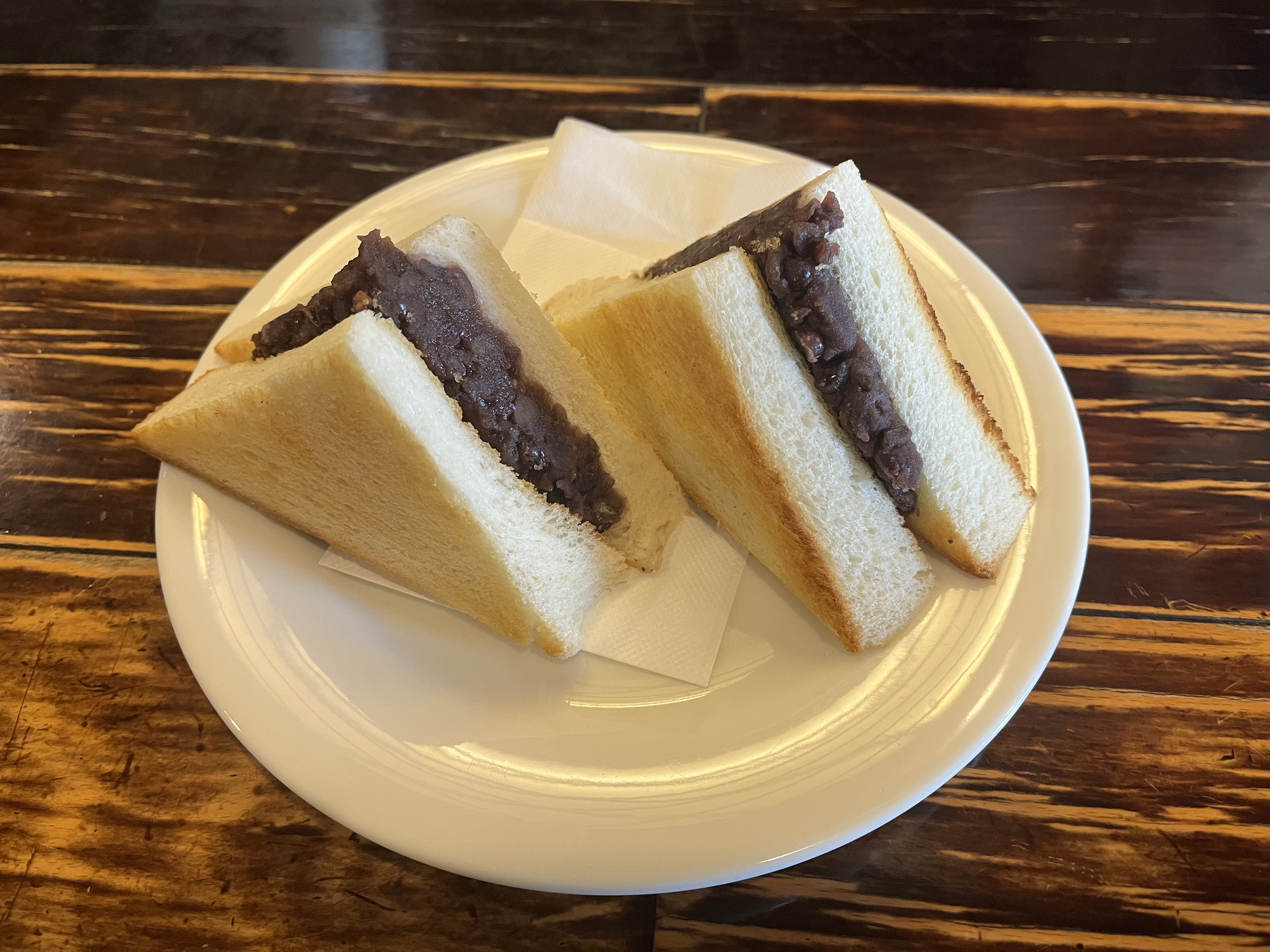 Cafe de LA PAIX カフェ・ド・ラペ はりまや町 高知県 カフェ 高知市 喫茶店 モーニング  小倉トースト