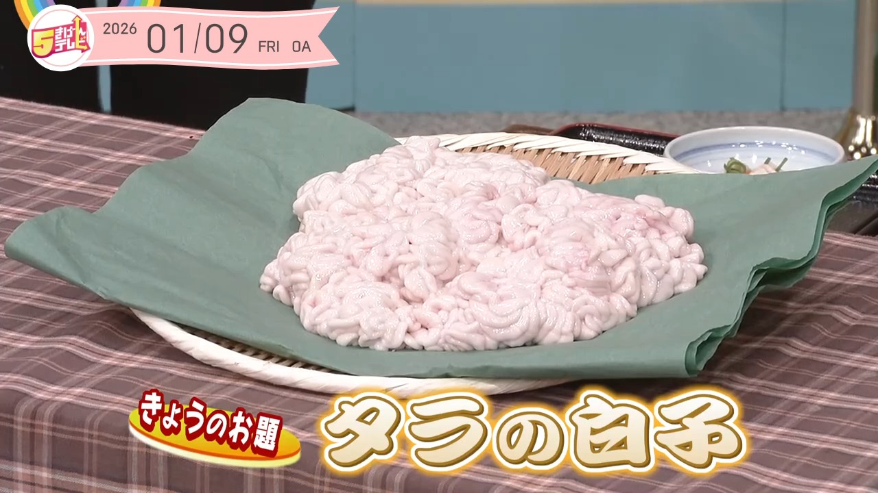 5きげん知恵袋 ～タラの白子～の画像