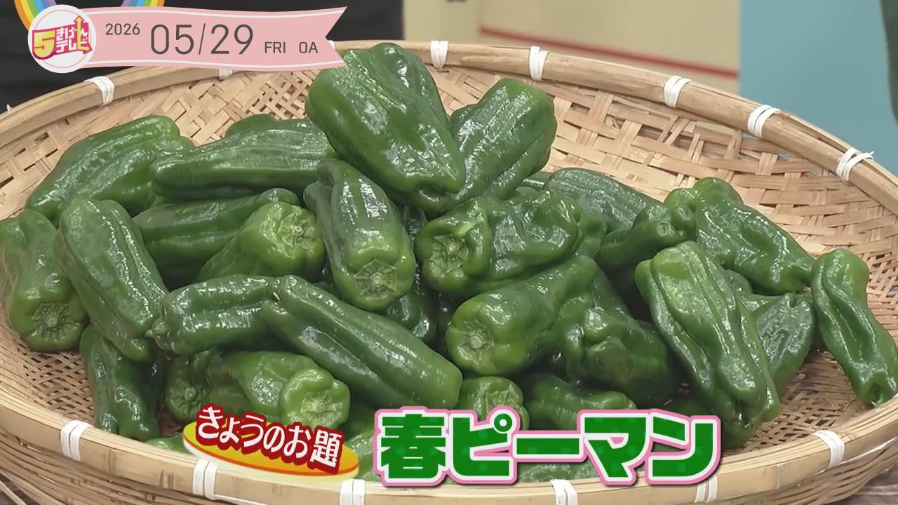 5きげん知恵袋 ～春ピーマン～の画像