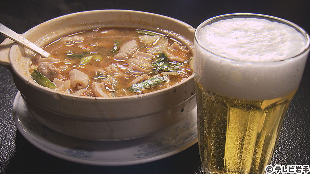 じんわり火照るホルモン味噌煮込み