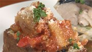 ビストロでワインを