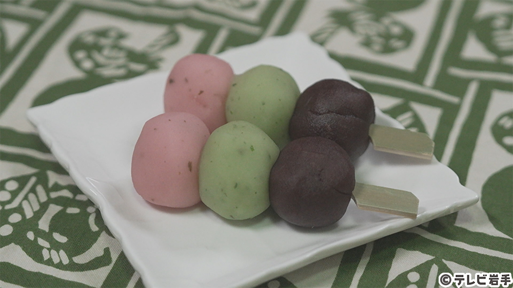 老舗の和菓子店で春らんまん