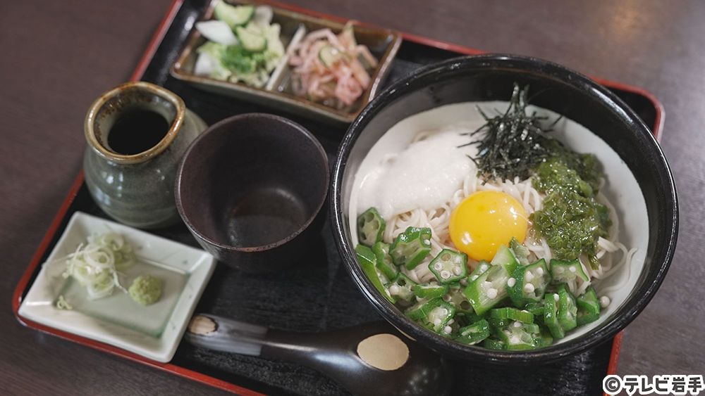 門前で頂く二八蕎麦